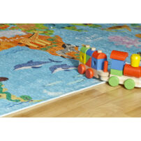 Kép 4/4 - Torino kids 233 világtérkép gyerekszőnyeg 80x120 cm