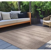 Kép 2/3 - CASA 601 TAUPE 80X150 CM KÜL- ÉS BELTÉRI SZŐNYEG
