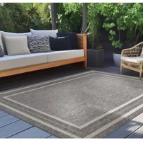 Kép 2/3 - CASA 603 EZÜST 160X230 CM KÜL- ÉS BELTÉRI SZŐNYEG