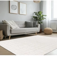 Kép 3/3 - Lotus szőnyeg 301 törtfehér 200x290 cm