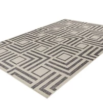 Kép 3/3 - Casa 608 törtfehér 200x290 cm kül- és beltéri szőnyeg