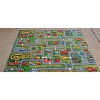 Kép 2/4 - Playcity 97 autópályás gyerek padlószőnyeg 4 méter széles