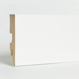 Klasszikus MDF szegélyléc / fehér/ 58x14 mm  c