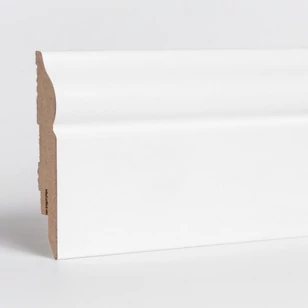 PURE Fehér MDF szegélyléc - 2,4m PAX 78x16mm