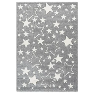 Amigo 329 ezüst gyerekszőnyeg csillagokkal 80x150 cm